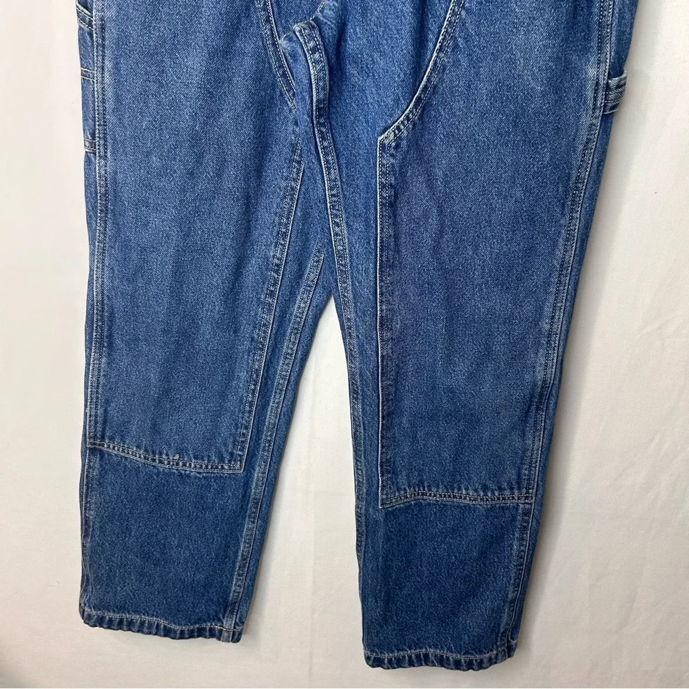 Old Navy Blue Denim Jeans High-Rise Relaxed Girl’s Size 14